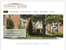 Tablet Screenshot of floridahouseapartments.com